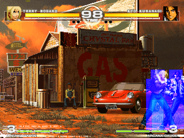 The follow up failing under MUGEN's cornerpush