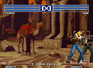 Terry's close fierce in KOF, frame by frame
